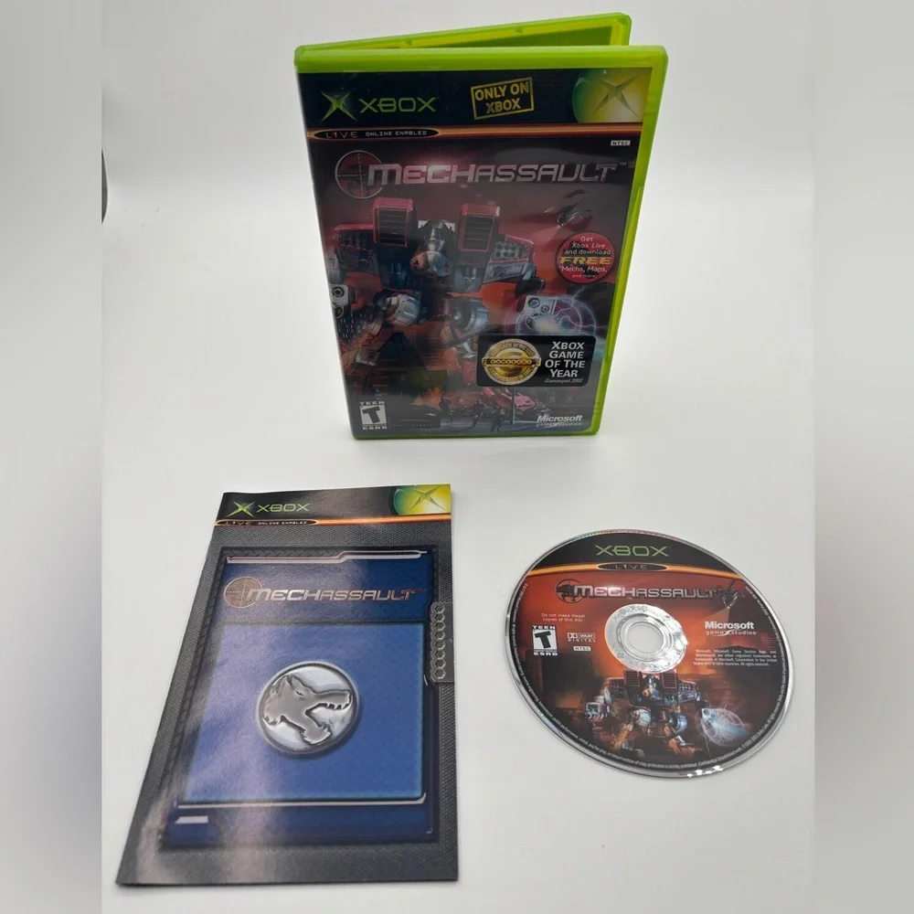 Microsoft Xbox MechAssault - Black and Green